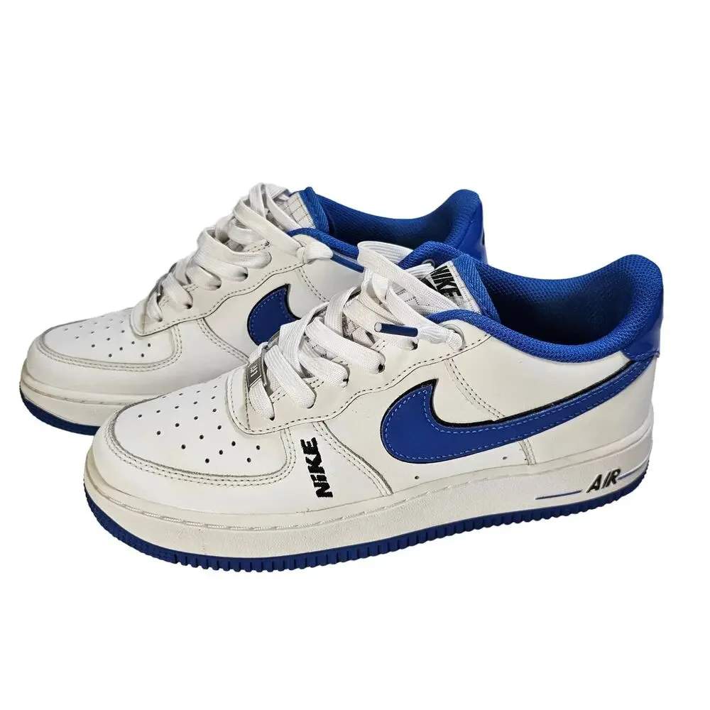 NIKE Air Force 1 DO309-100 Low 07 LV8 Sneakers Motocross Shoes Youth 6.5